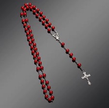 Rosary Beads Rosary Necklace First Holy Communion Catholic Prayer Beads Pearls 