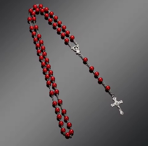 Rosary beads necklace - rosary,