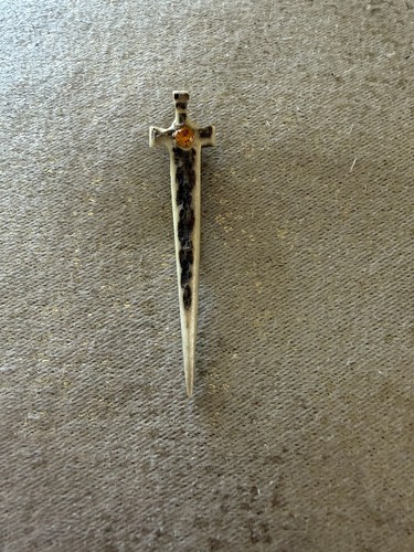 Vintage scottish dirk brooch - dirk,