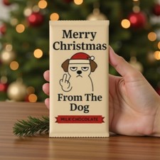 Funny  Christmas Chocolate Bar