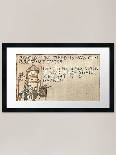 Behold the field framed art - behold,