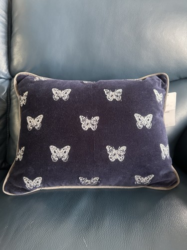 Navy velvet with silver - m&s,