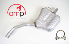 FORD MONDEO GALAXY S-MAX REAR EXHAUST BACK BOX PIPE WITH CLAMP