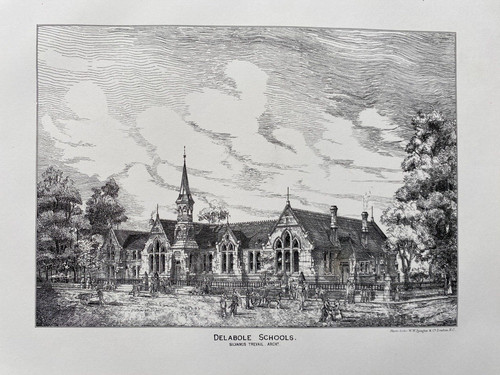 1873 antique print delabole - 1873, print;