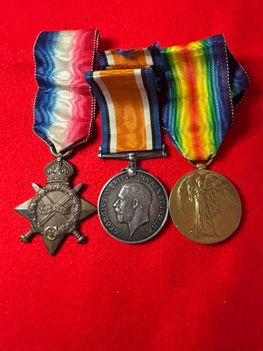 Ww1 1914 star medal - ww1, trio