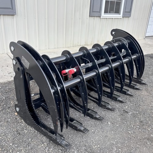 Brush root rake grapple - root,