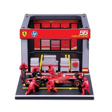 1/43 Bburago - Ferrari F1 SF-24 #55 F1 2024 - Carlos Sainz - Pit Pass Diorama
