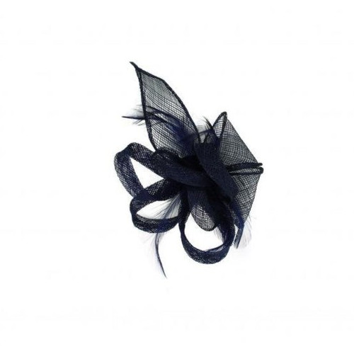 Small sinamay looped curl - small,