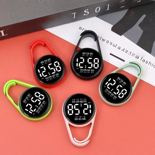 Keychain pocket watch led - pocket,