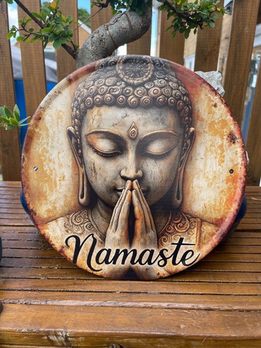 Namaste buddha aluminium - buddha,