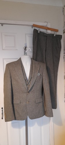 Moss piece suit men 38r - piece,