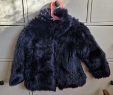 NEXT Navy Blue Girls Fur