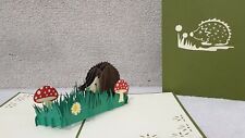 Beautiful 3D Pop Up Hedgehog