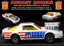 PONTIAC TRANS-AM HOT ROD; RARE VINTAGE 1:56 SCALE MAJORETTE DIECAST MODEL CAR