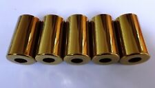 Five Brass Coloured Candle Tube Light Fitting 45mm Chandelier Wall Light Sconce