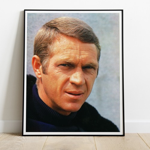 Steve mcqueen photo poster - steve, /