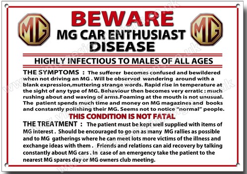 Beware car enthusiast - mg,