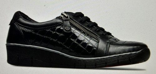 Van dal black croc - black,