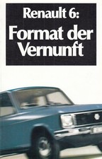 Renault 6 R6 classic brochure