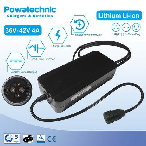 42v pin charger - 4a, for
