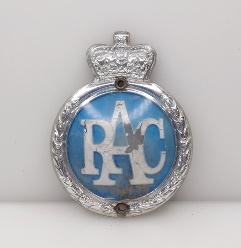 Rac plastic badge automobilia - rac,