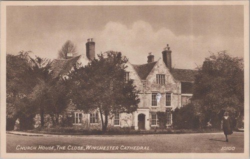 Hampshire postcard church - hampshire,