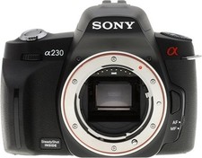 Sony Alpha 230 DSLR-A230 10.2M Body Only Photography Photo Digital SLR Camera