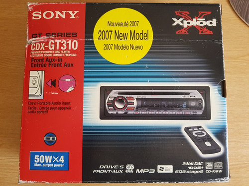 Restomod sony cdx 310 - restomod, gt-310