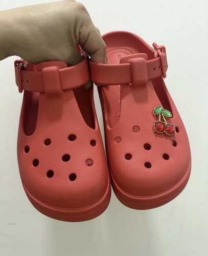 Red mary jane crocs - crocs, 5