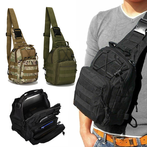 Tactical sling backpack molle - tactical,