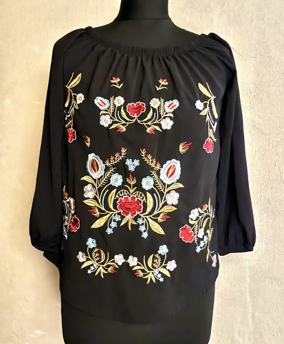 Ladies black colorful - ladies,