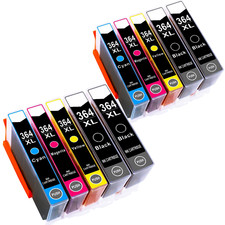 NonOEM 364XL Ink Cartridges for PhotoSmart 5510 5520 Deskjet 3070A 3520 Printers
