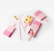 50pcs Candy Box Ice Cream Sweets Gift Bag Birthday Baby Shower Party Decorations