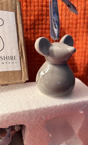 Ceramic mouse ornaments set - mouse,