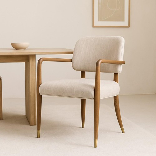 Granada dining armchair - dining, linen