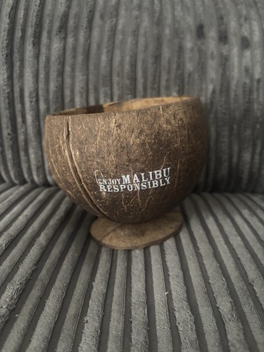 Malibu coconut shell drinking