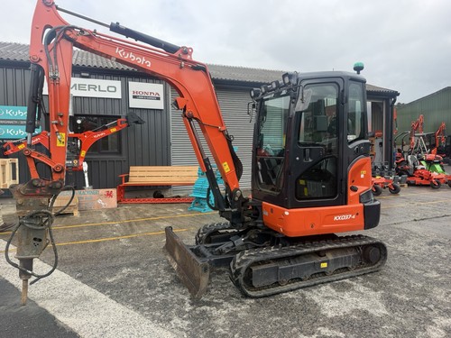Kubota kx037 tracked mini - kubota,