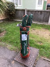 Ladies Golf Clubs Vintage Wilson Patty Berg Woods Irons Sw Pw Putter Cart Bag