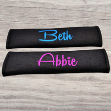 Personalised seat belt cover - seat,