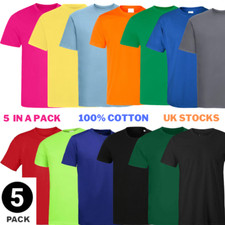 5 PACK Men's T-Shirt Heavy