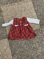 Red Tartan Dress 3-6 Months