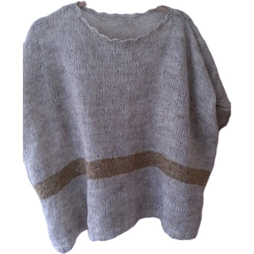 Hand knitted mohair blend - knitted,