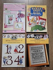 Cross Stitch Pattern DMC Books Elmer Miffy Paddington Spot Babar A-Z Fairies