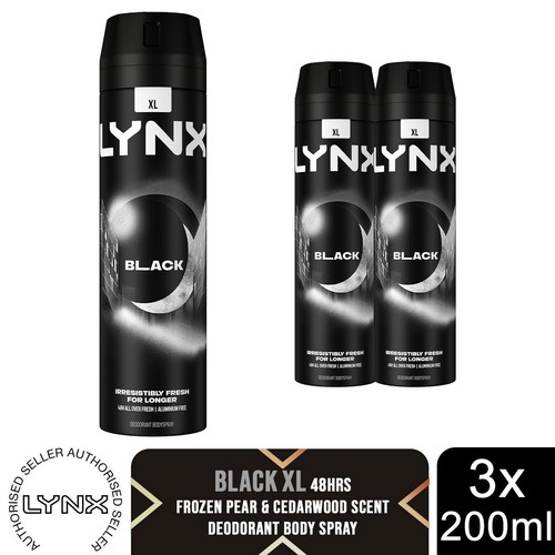 Lynx black 48h fresh - black,