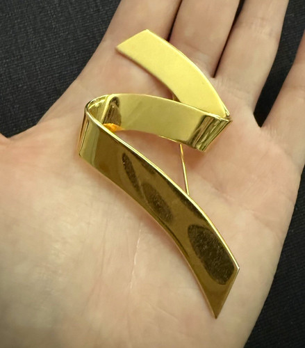 Monet 80s runway signed gold - runway,