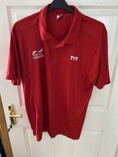 TYR British Swimming  Men's polo shirt 3XL BNWT 100% polyester 