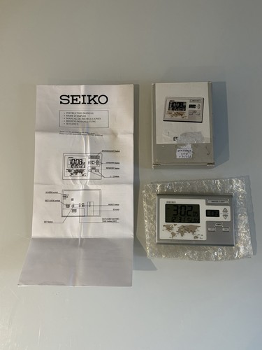 Seiko digital world time - digital, clock
