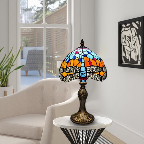 Tiffany style table lamp art - table,