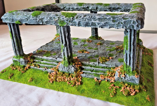Large ancient temple ruins - ancient,