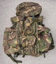 Rucksack & Frame INF Long Convoluted Back Bergan DPM IRR Side Pouches Army 2004